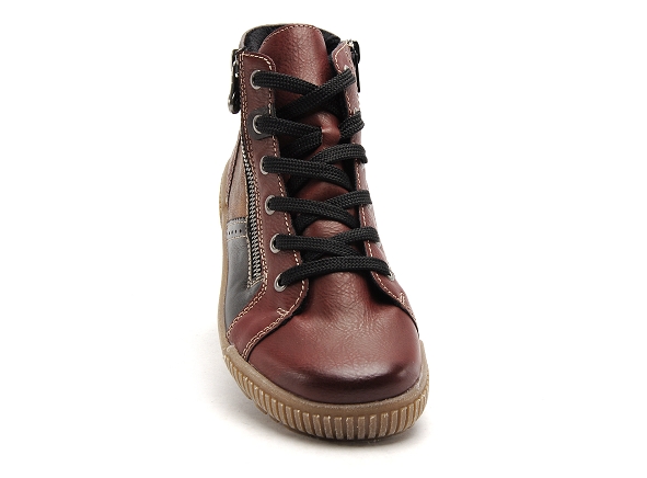 Rieker boots bottine plates femme n0721 multicolore
