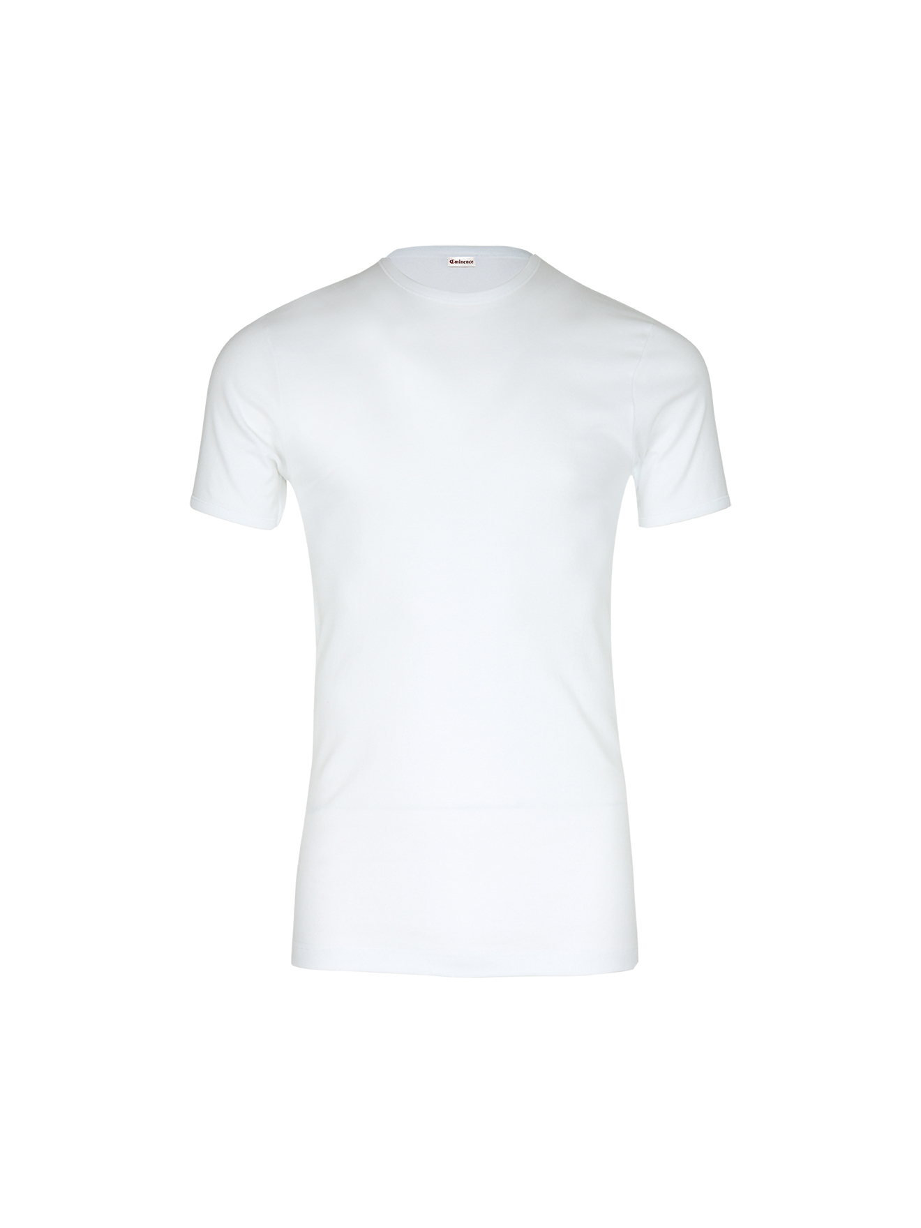 Tee-shirt encolure ronde, pur coton