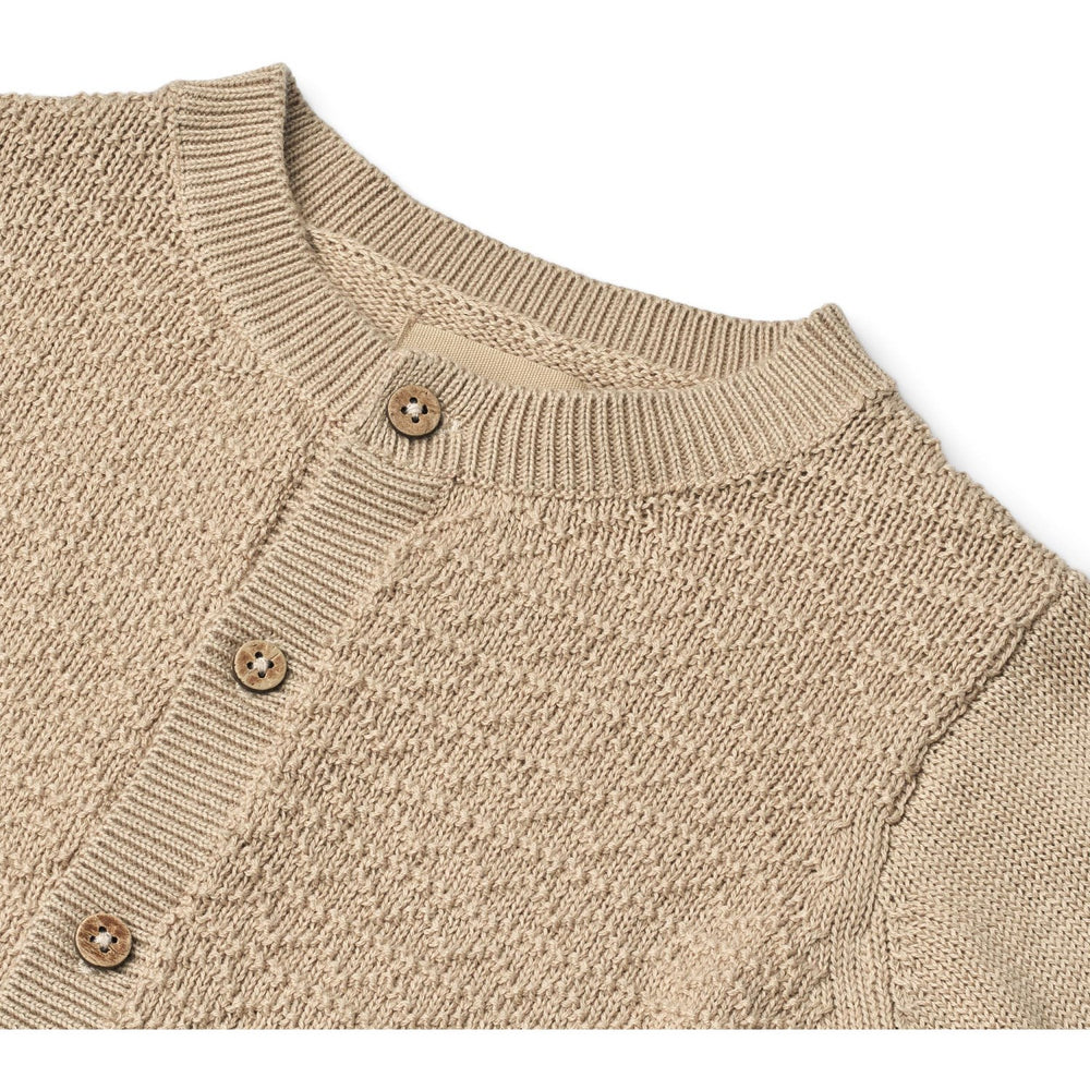 Køb Wheat Soft Sand Strik Cardigan Bjørn