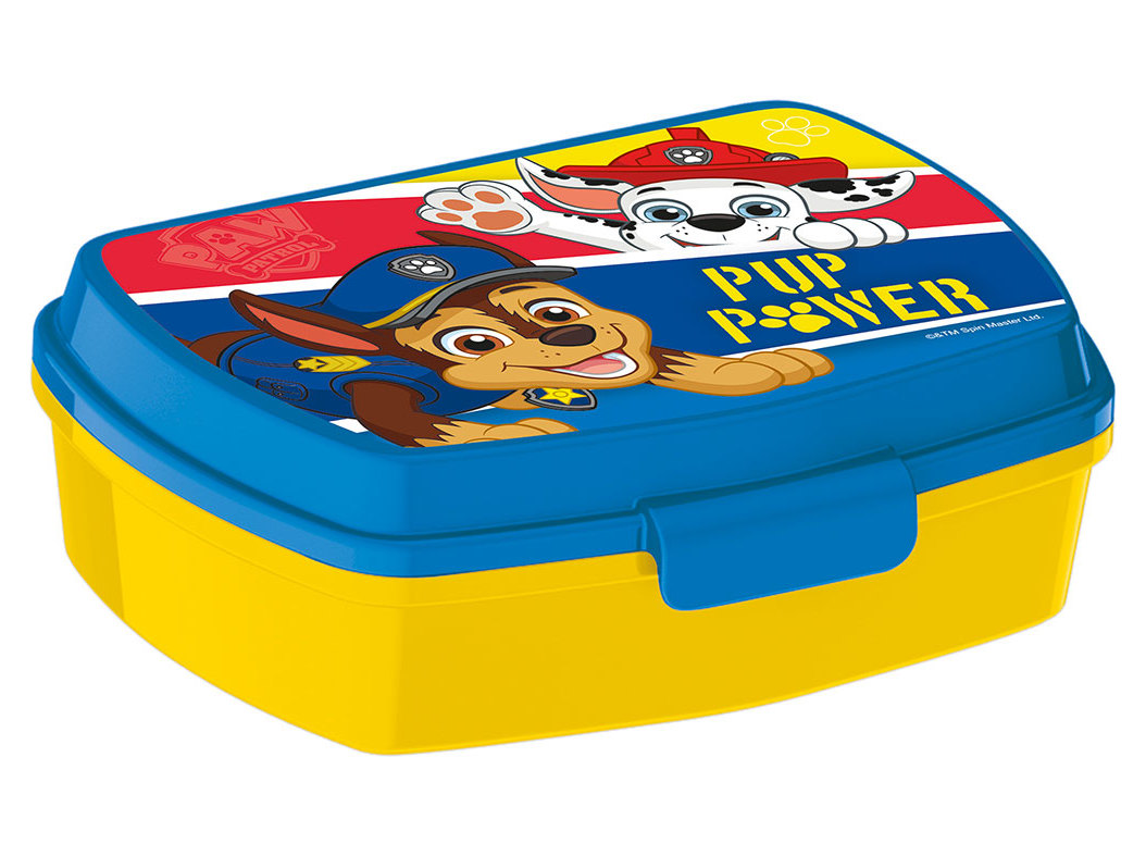 CAIXA PARA ALIMENTOS PAW PATROL PLÁSTICO