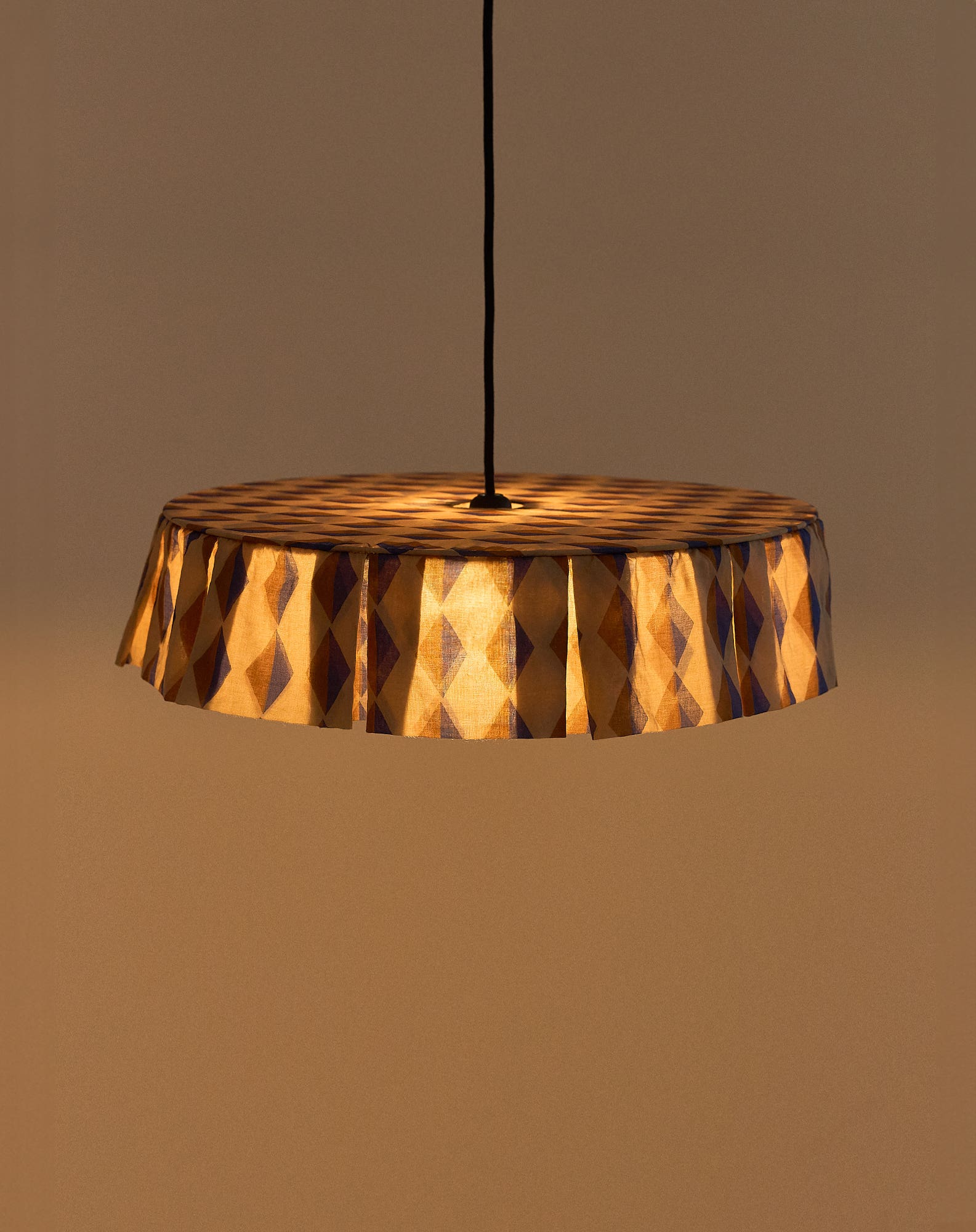 Abat-jour pour suspension diam. 50cm vibes | Bleu