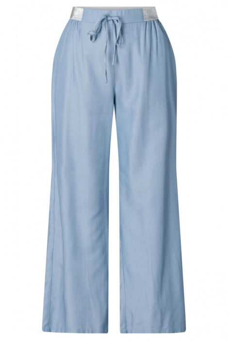 Ivy Beau blauwe dames broek
