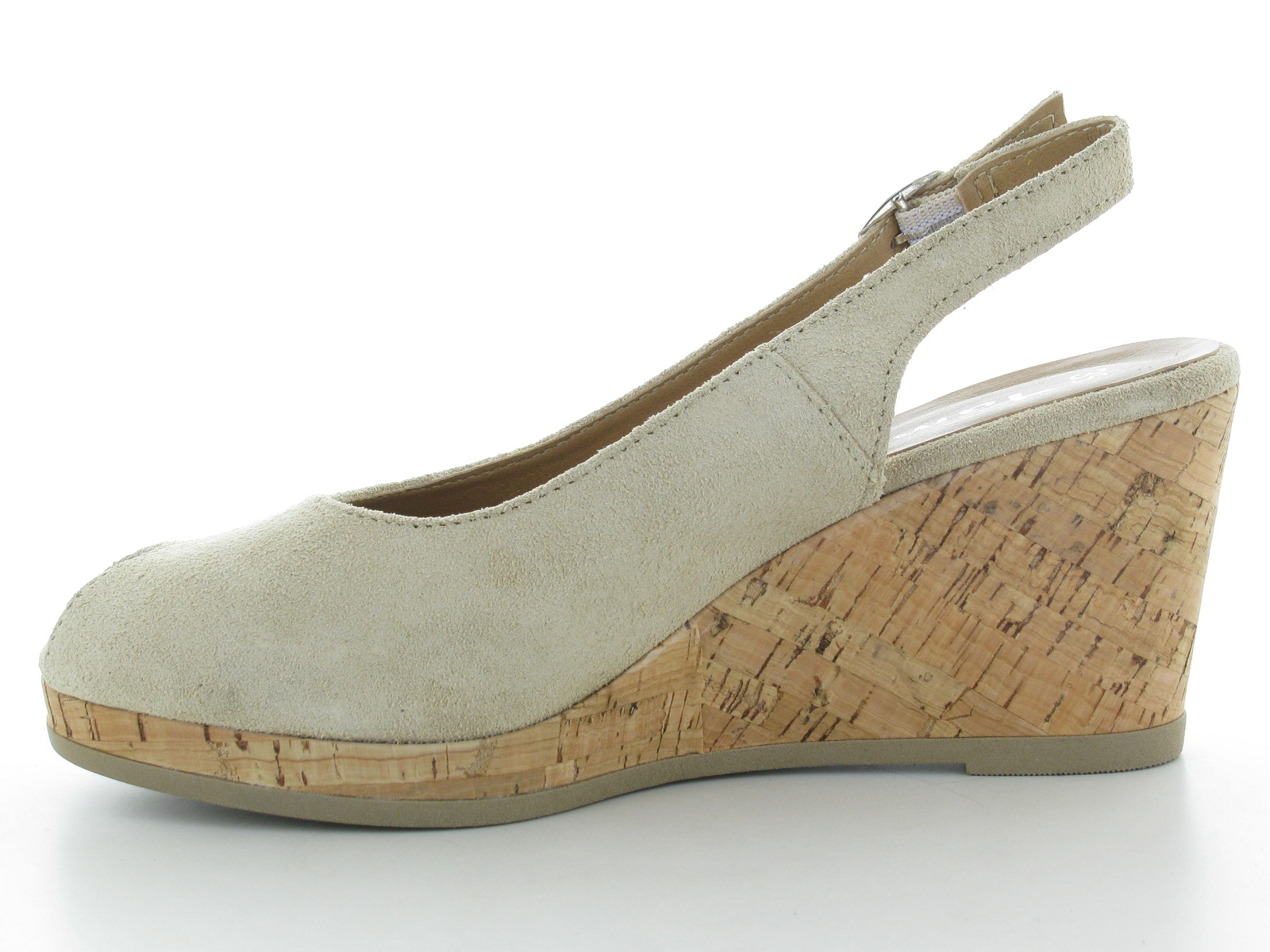 Tamaris-29303 Cuir Velours Beige