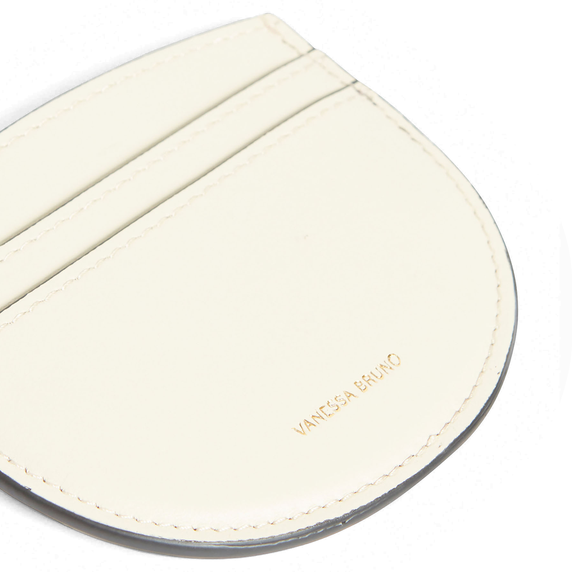 Porte-carte en cuir| Blanc
