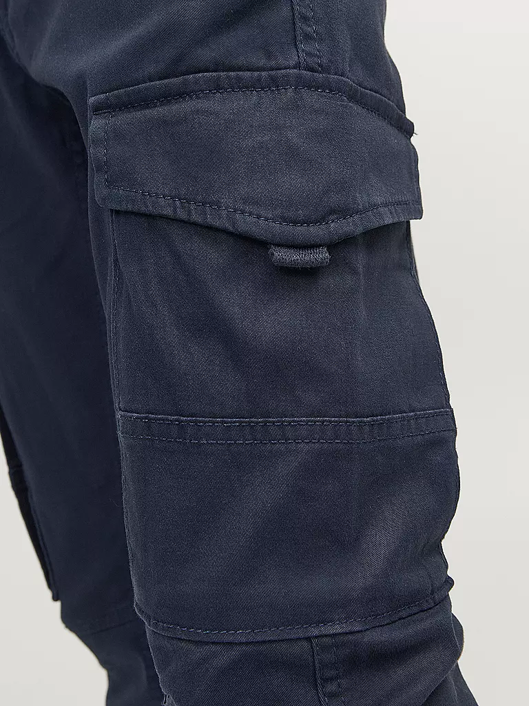 JACK & JONES Jungen Cargohose Slim Fit JJIPAUL blau