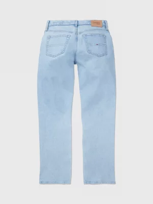 Calça jeans reta e relaxada Ethan adaptável