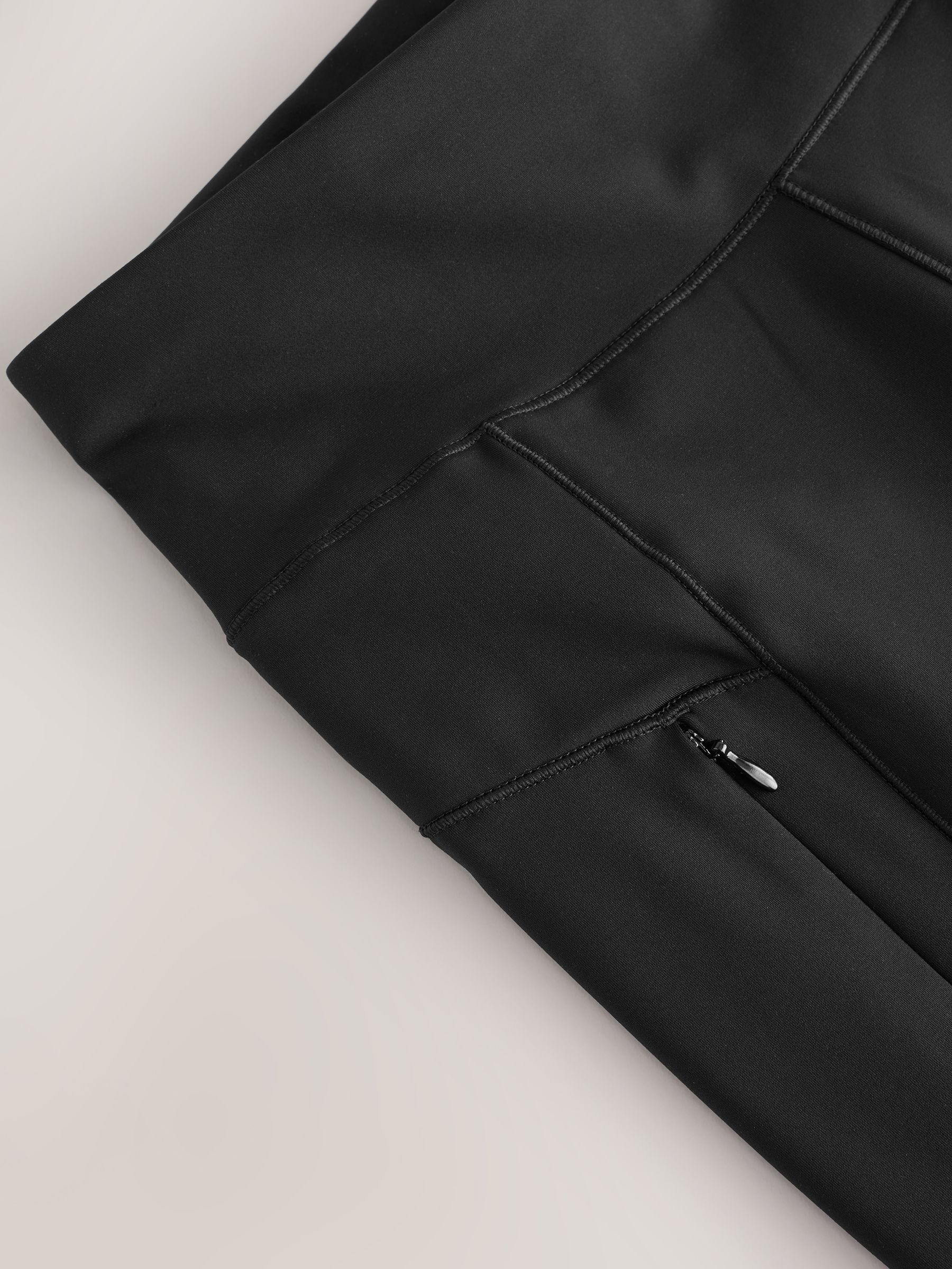 Zwart - Outdoor Fleece Lined Warm Handle Leggings