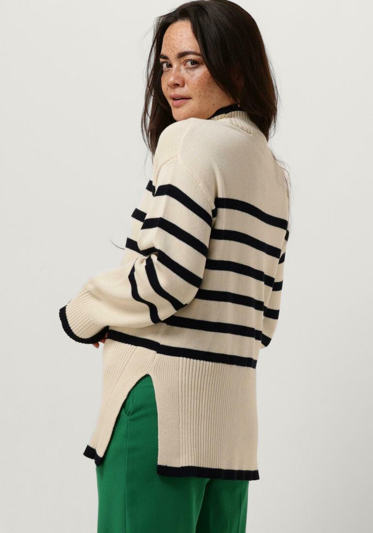 MINUS ecru minus trui leonie turtleneck knit pullover