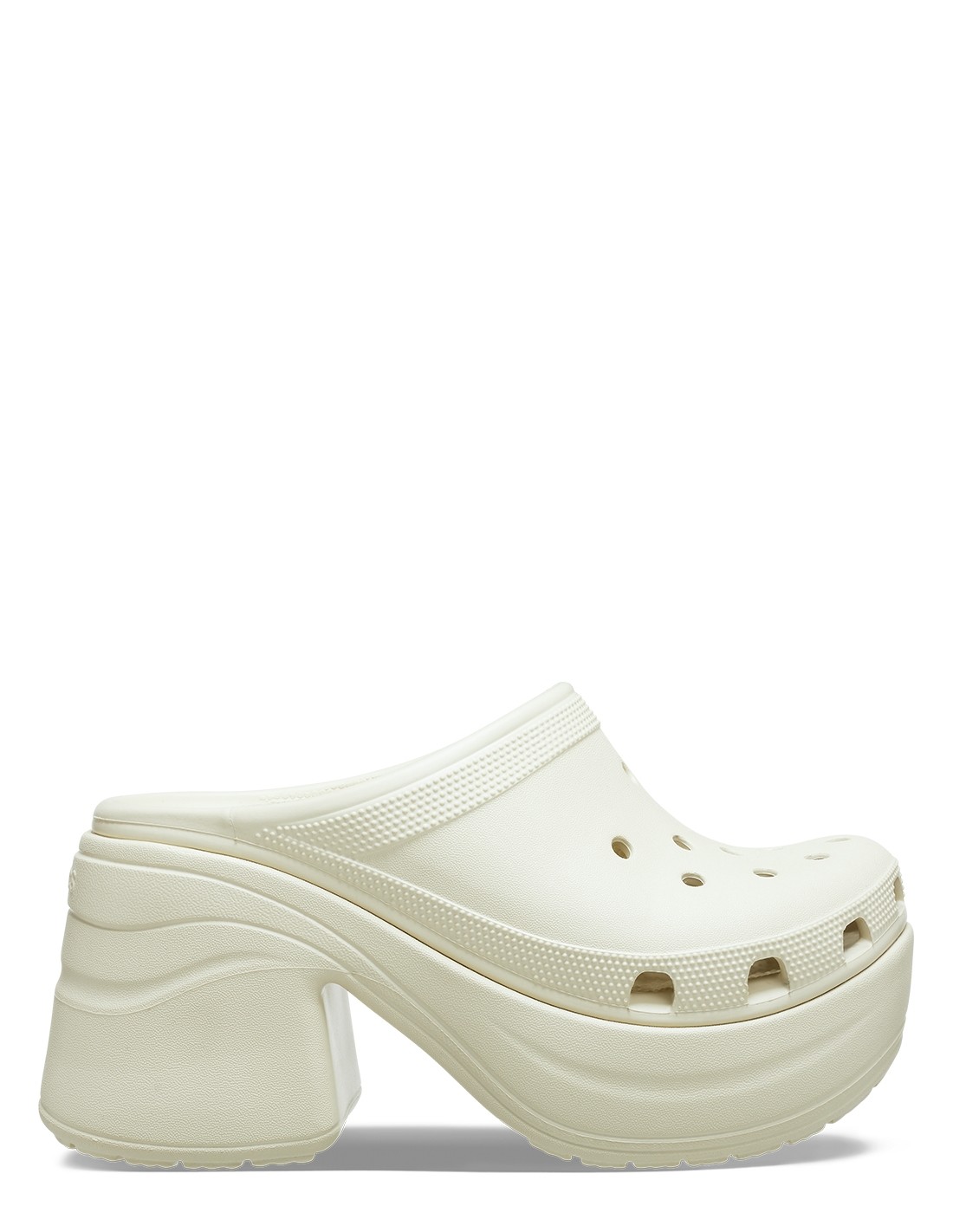 crocs Sabots à talons Femme Siren Clog Bone Blanc