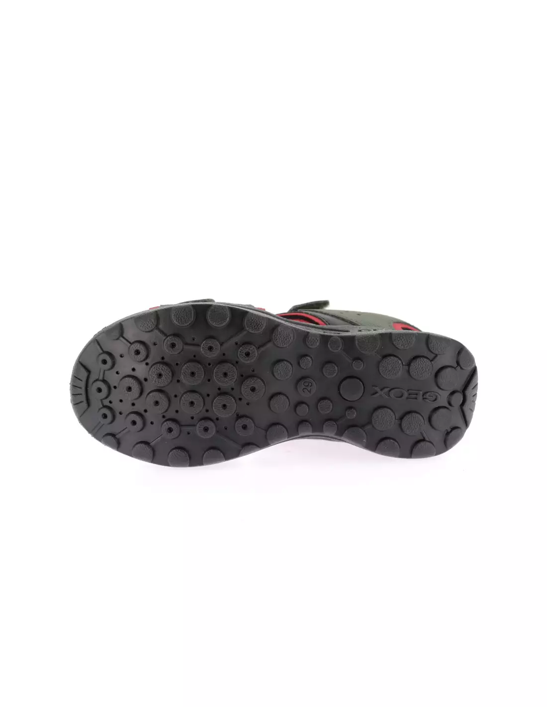 GEOX VANIETT - Sandales & nu-pieds MILITARY/RED