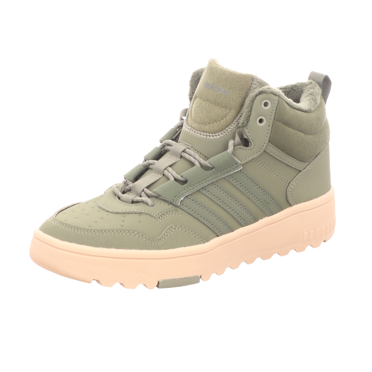 adidas Herren-Sneaker HOOPS 4.0 MID WINTERIZED Oliv-Grün
