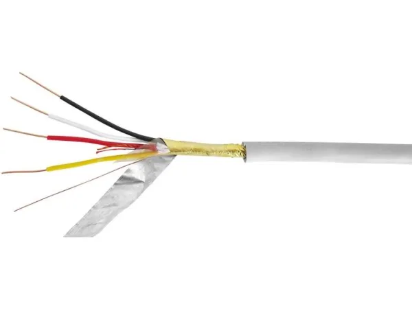 VOKA Kabelwerk JYSTY4X2X08 Telefonkabel J-Y(ST)Y 4 x 2 x 0.8 mm Stengrå (RAL 7032) 100 m