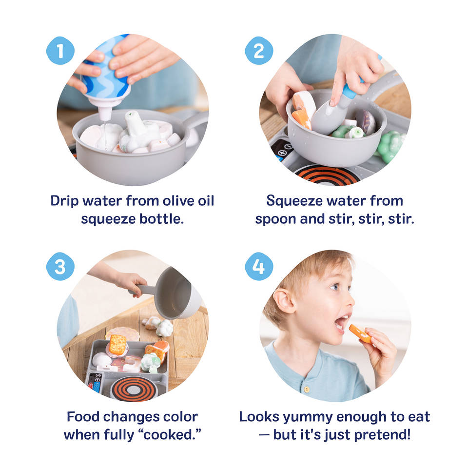 Melissa & Doug water WOW kookplaat speelset