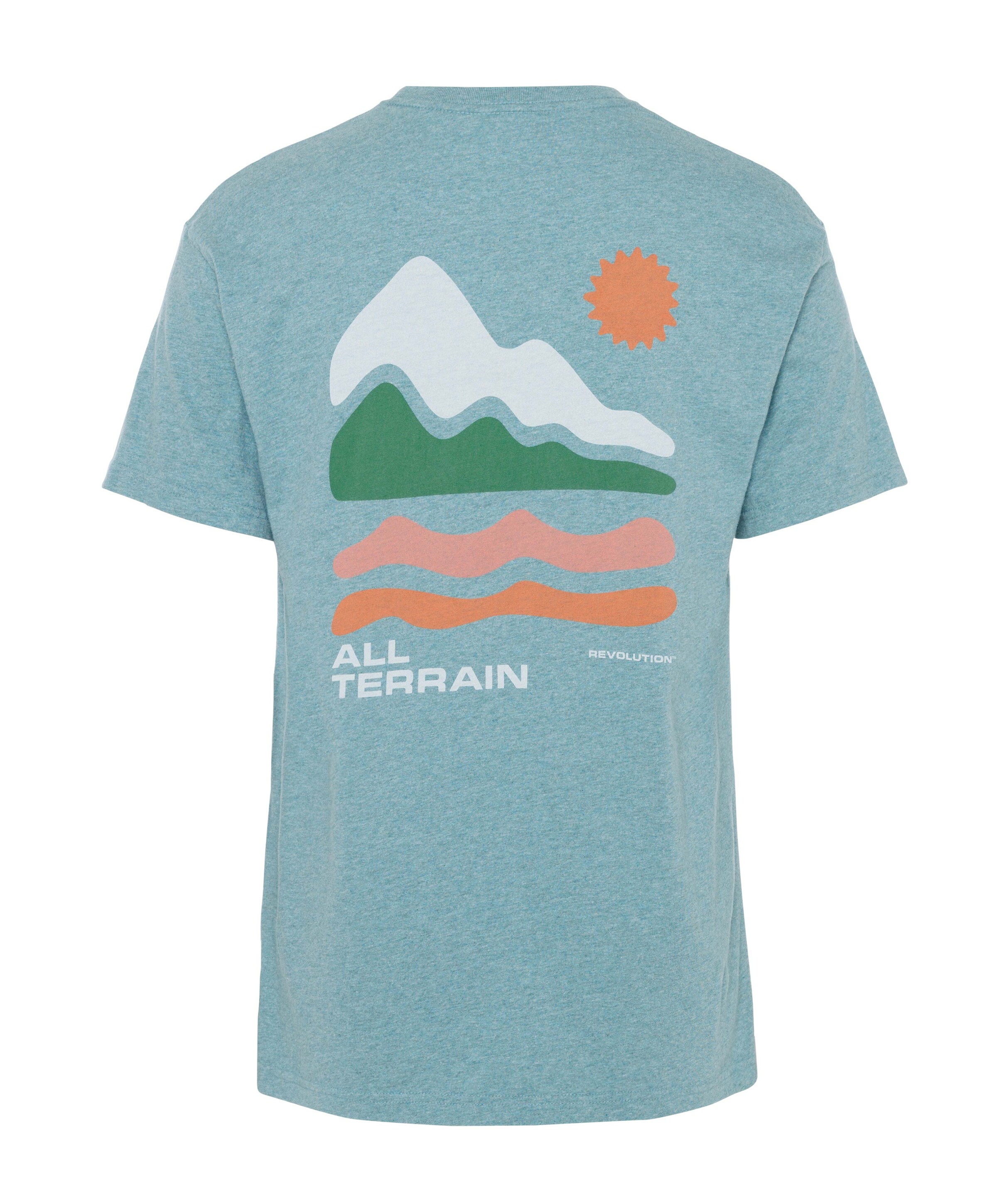 Revolution Heren T-shirt blauw