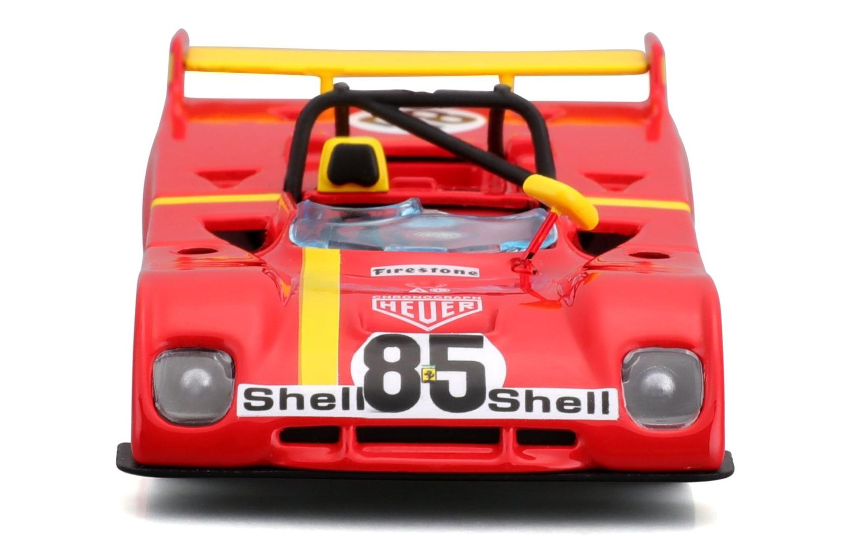 Ferrari Racing 312 P 1972 Rot 1:43Sammlermodell im Massstab 1:43