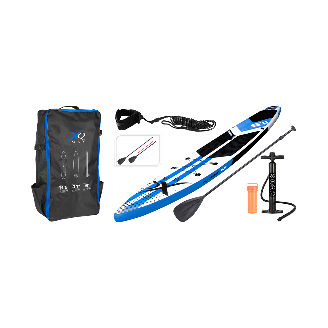 XQMAX SUP 350 x 79 x 15 cm tour blau