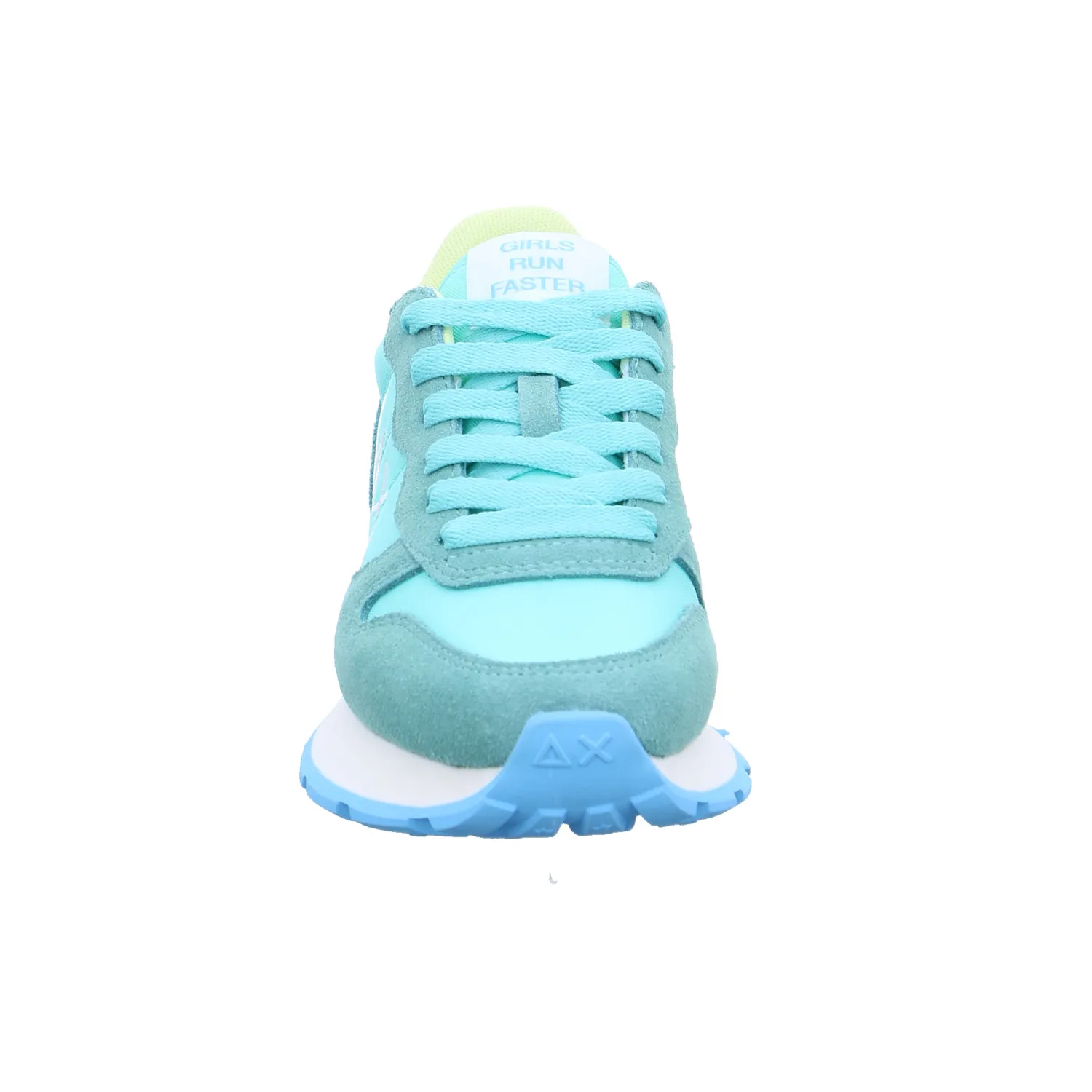 SUN68 Sneaker Mint Leder  mit Wechselfussbett