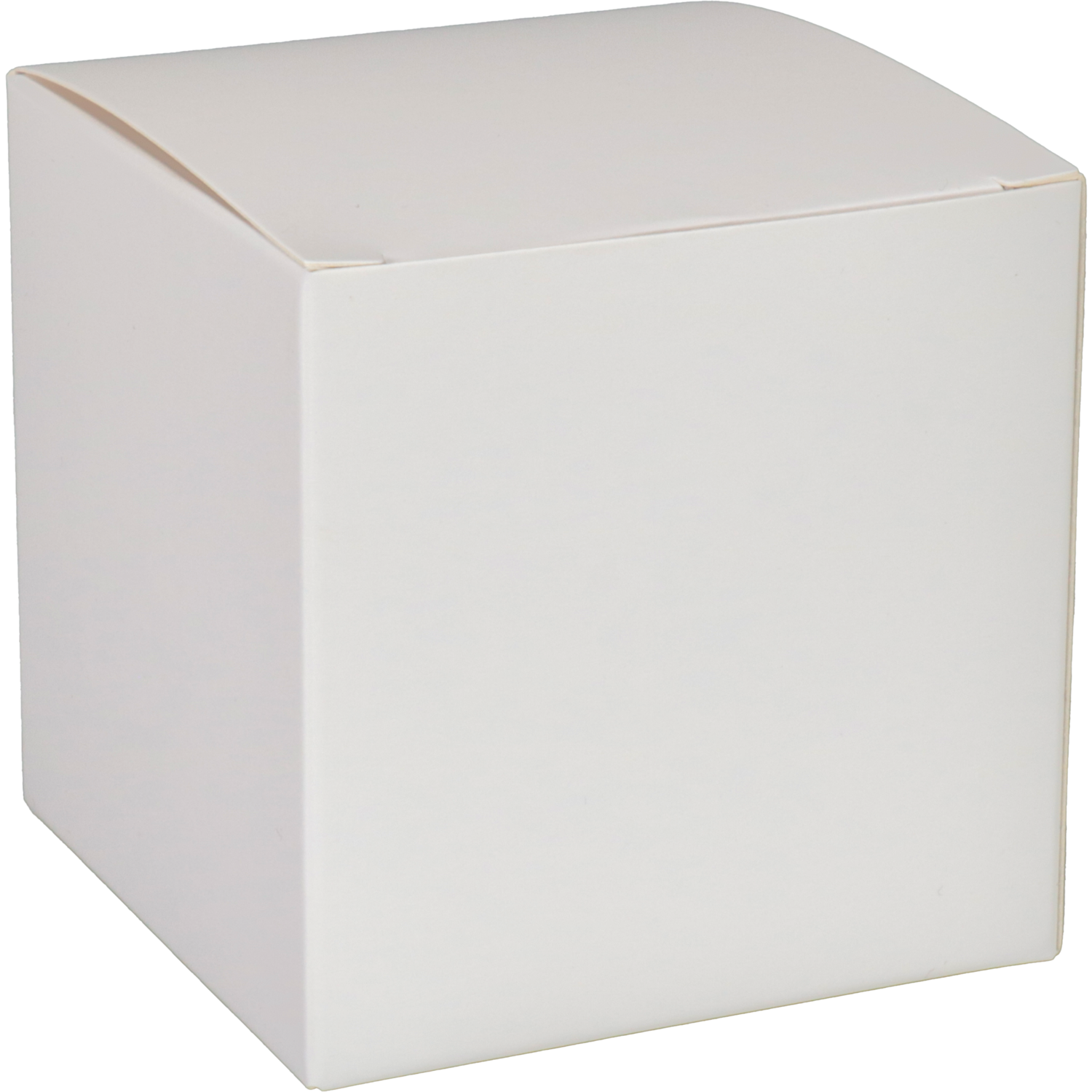 Geschenkdoos, karton, 8x8x8cm, wit