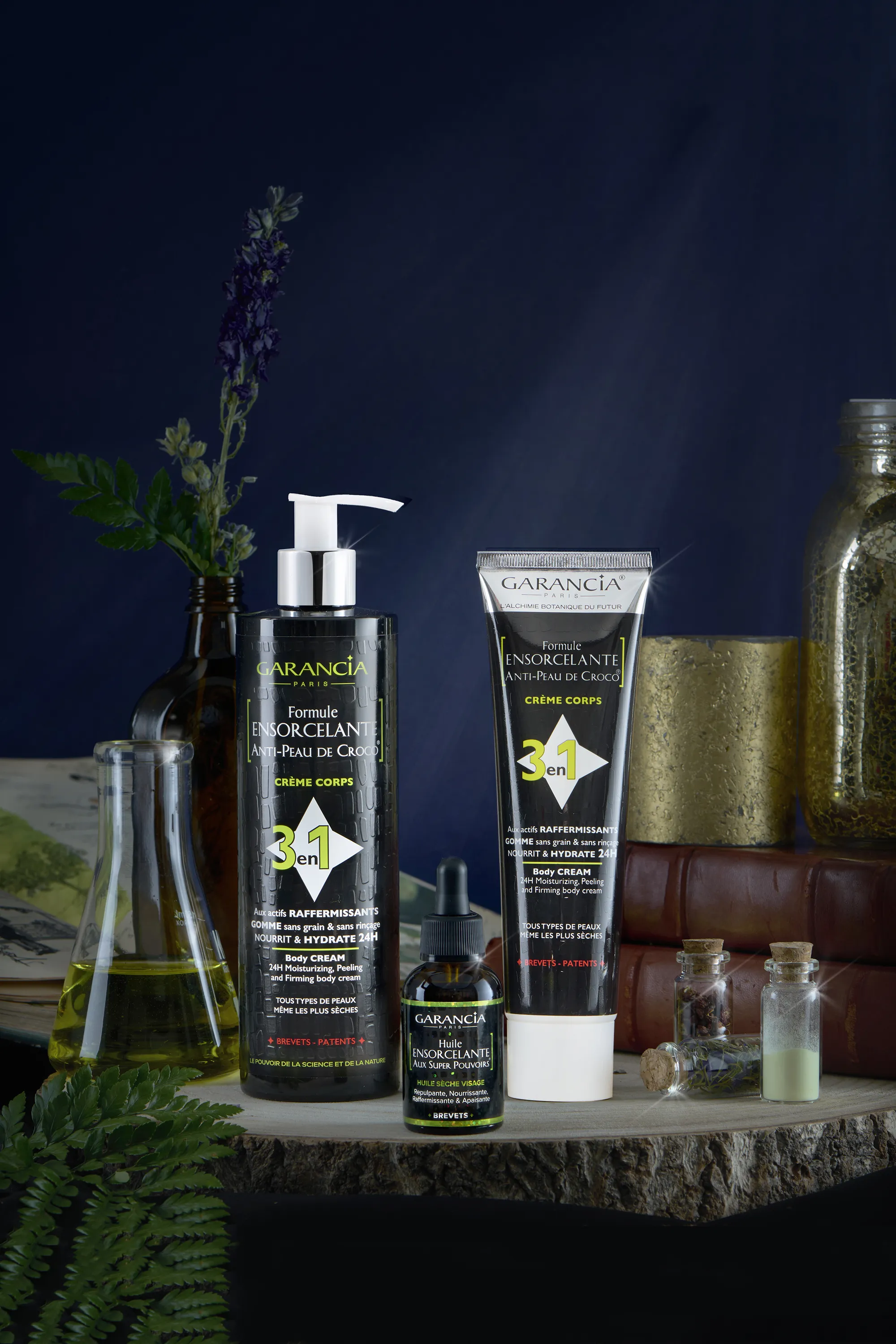 Garancia Crème corps 3-en-1 Formule Ensorcelante Anti-Peau de Croco®-150 ml