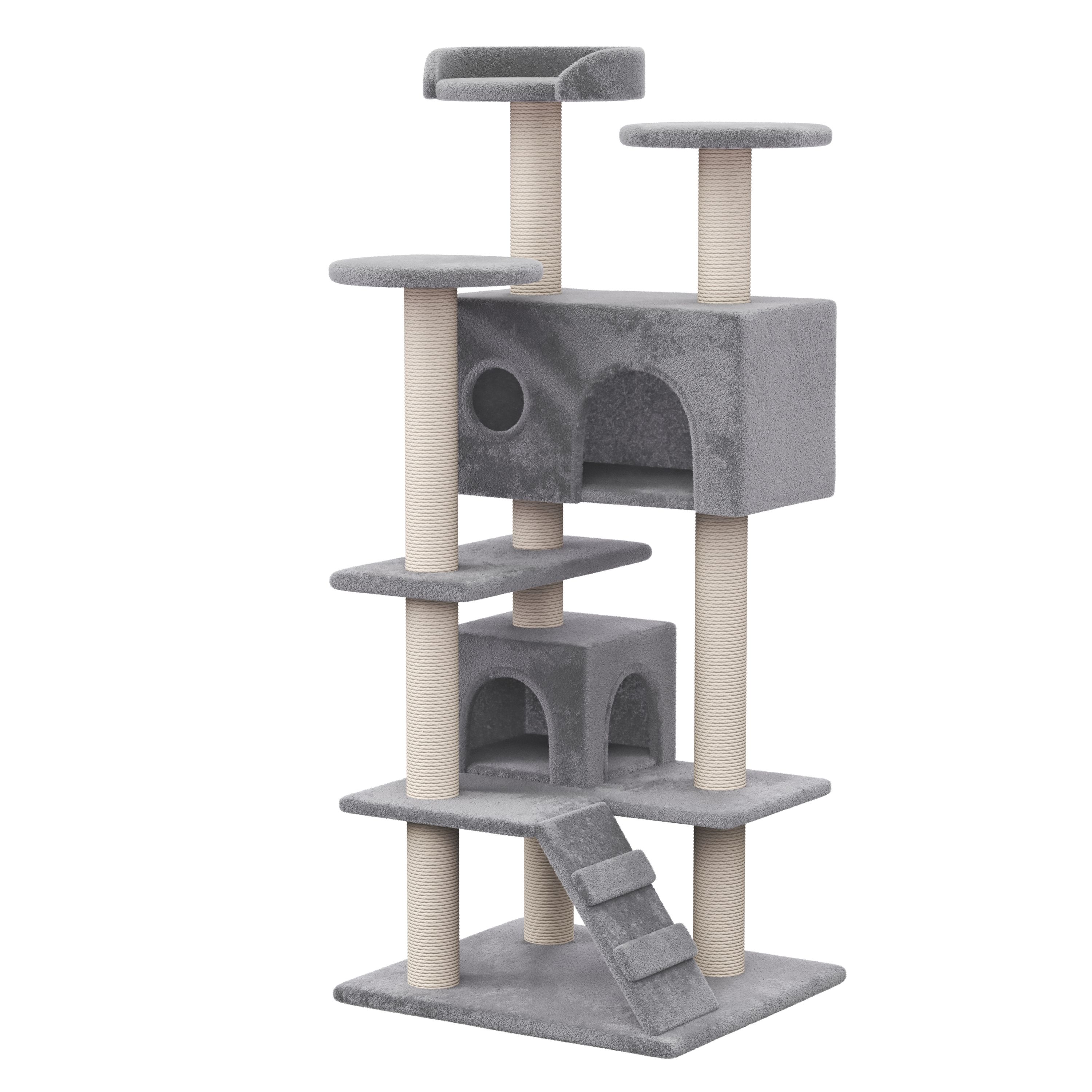 Katzenbaum NELLY 131 cm grau