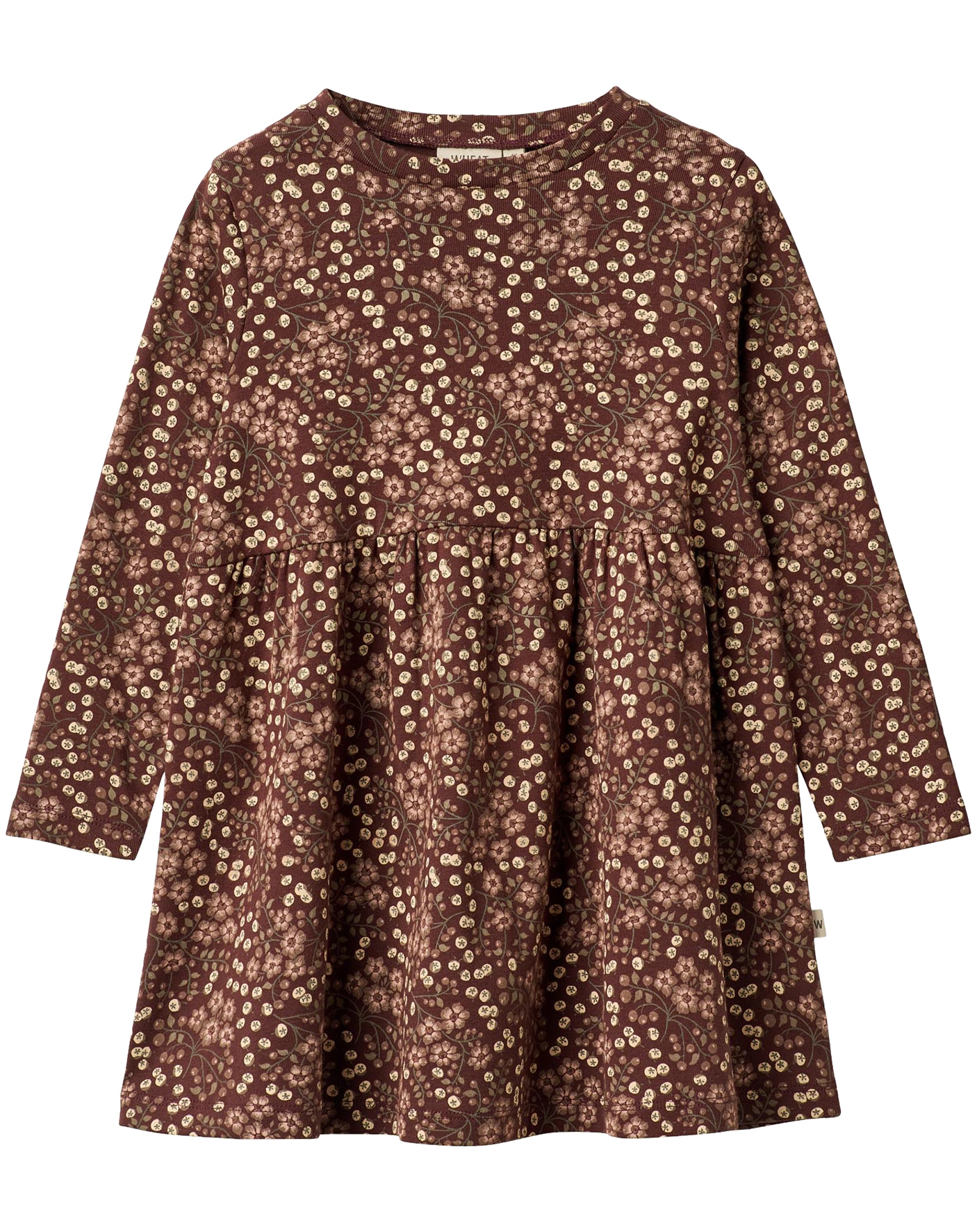 Langarm-Kleid SESSA BERRIES in aubergine