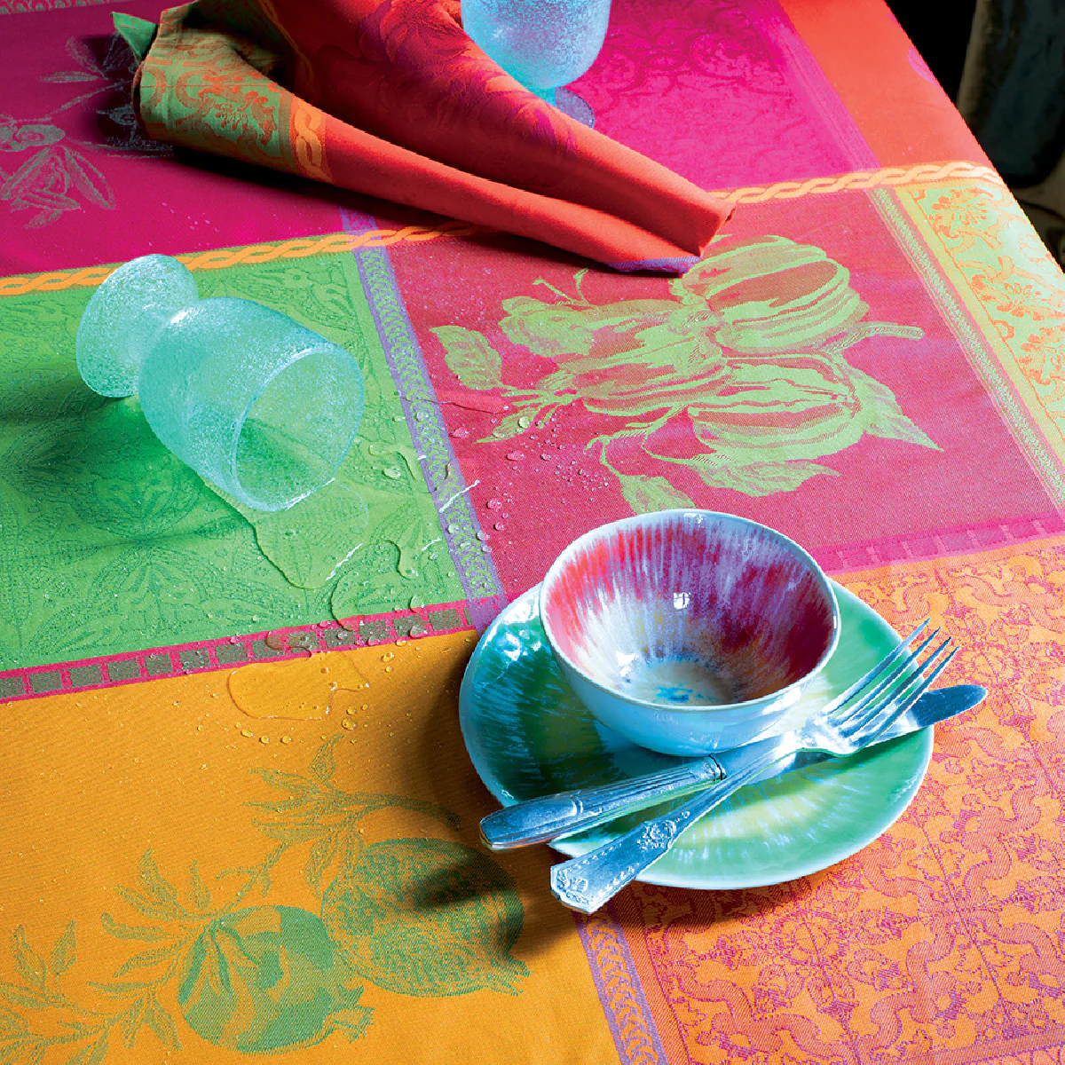 Nappe ronde pur coton Diam. 180 cm Garnier Thiebaut