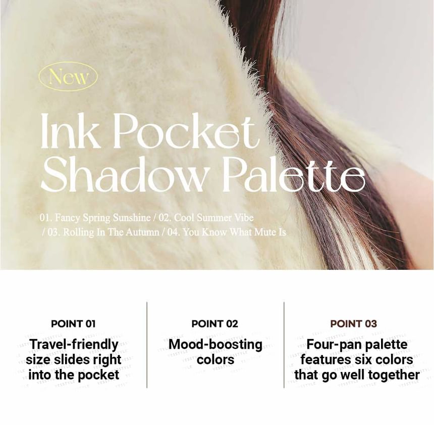peripera - Ink Pocket Shadow Palette - 7 Types
