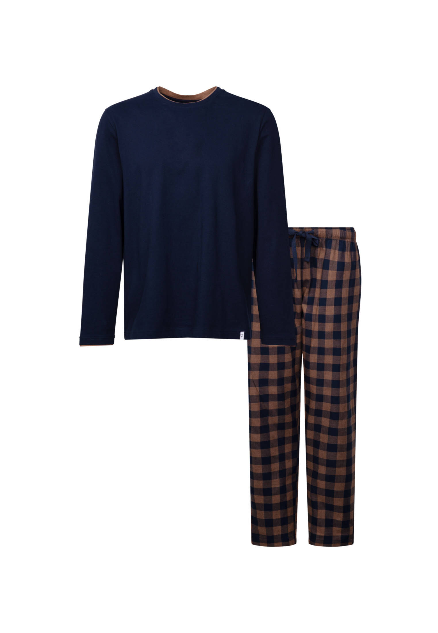 Seidensticker| Herren Pyjama Schwarze Rose