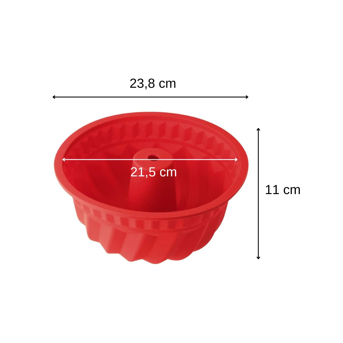 Lot de 2 moules à kouglofs en silicone 21,5 cm Dr. Oetker Flexxibel Lo