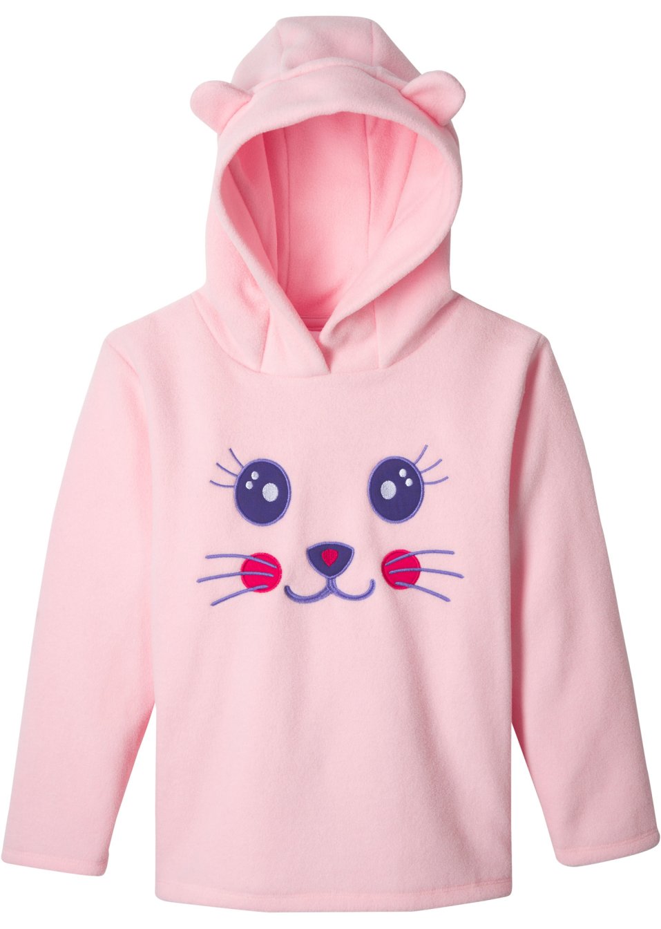 T-shirt polaire à capuche fille
