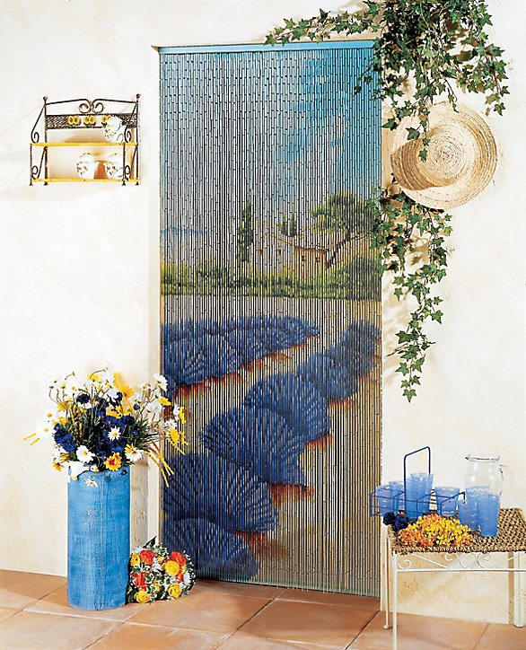 Rideau de porte Lavandin l.90 x H.200 cm