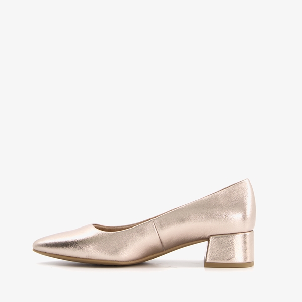 Nova dames pumps met blokhak goud