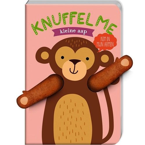 Image books kartonboek knuffel me kleine aap