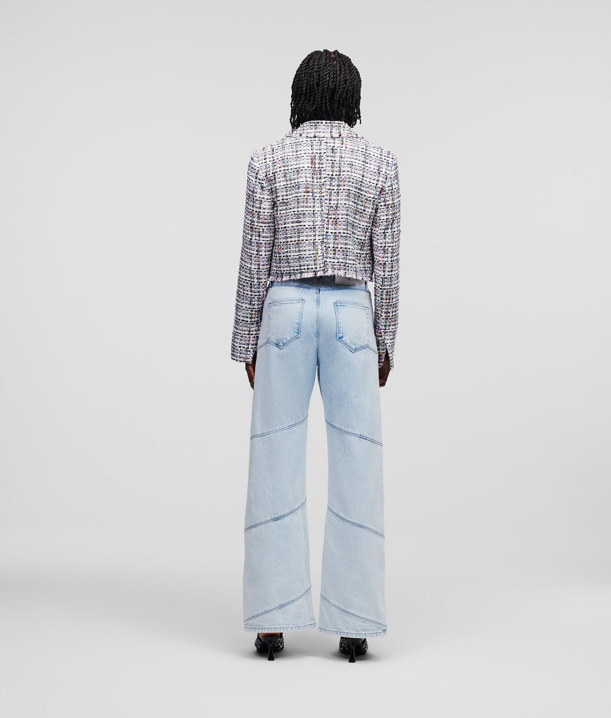 VESTE D'ÉTÉ EN TISSU BOUCLÉ