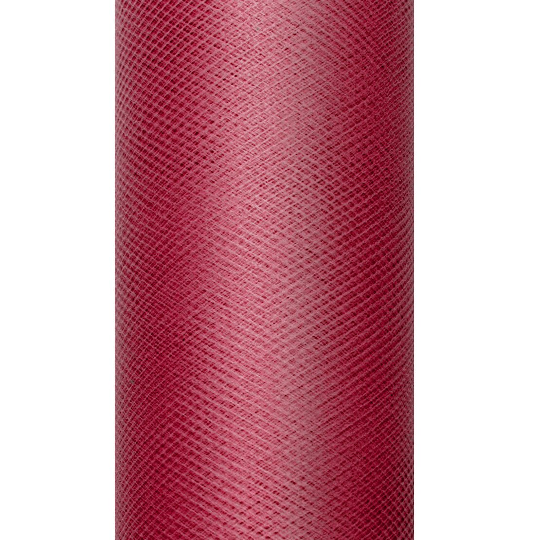 Bordeaux Rode Tule Rol 15cm 9m