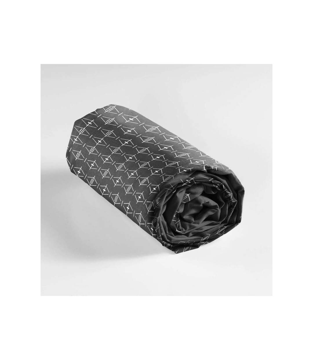 Drap Housse en Coton Aristide 140x190cm Anthracite
