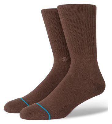 Chaussettes Stance Icon Crew Marron