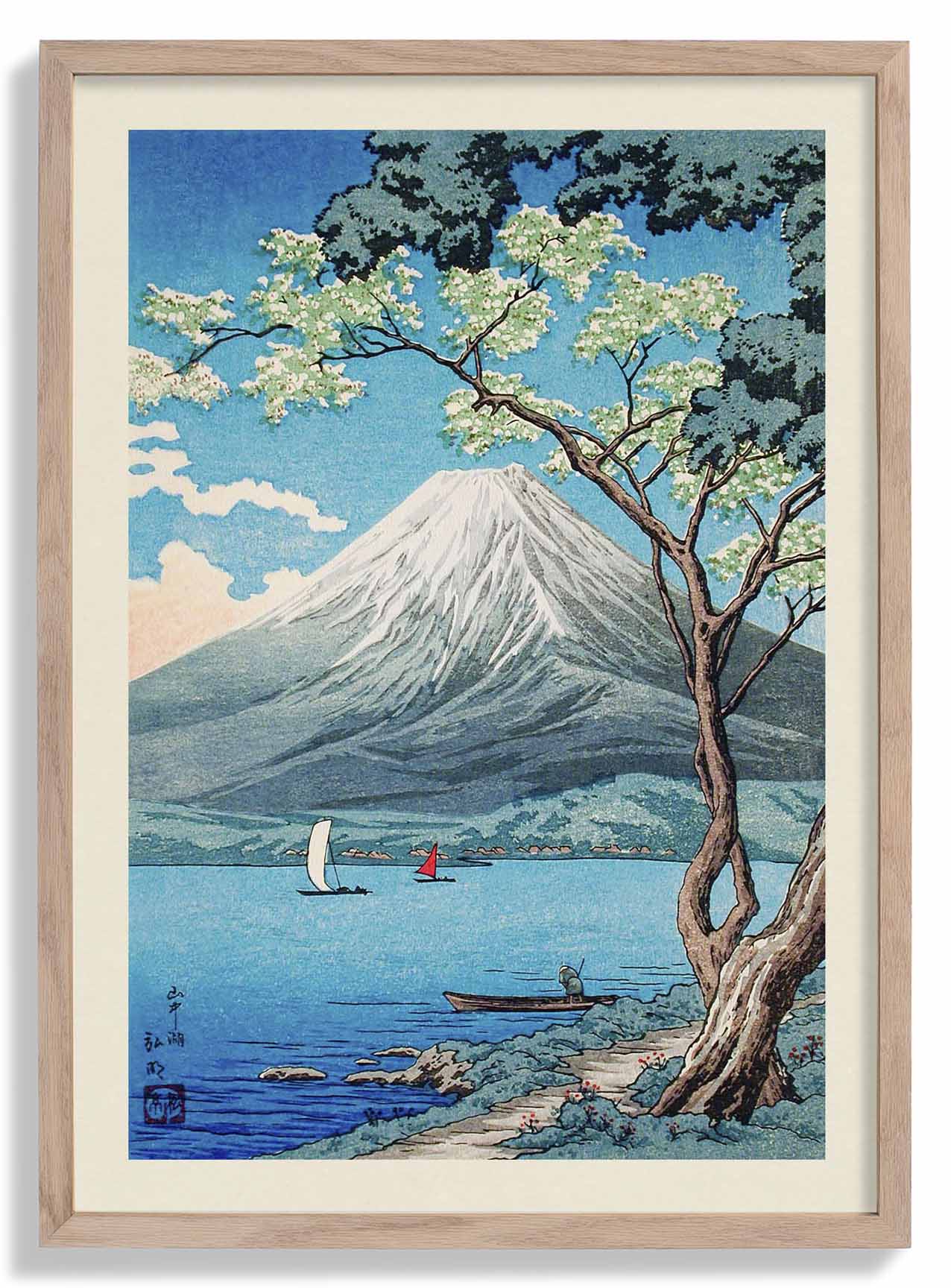 Der Berg Fuji vom Yamanaka-See aus von Takahashi Shōtei