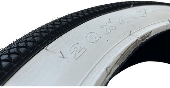 Maxxcovers - Fatbike Band A+ - Wit - Whitewall - 20 x 4.0