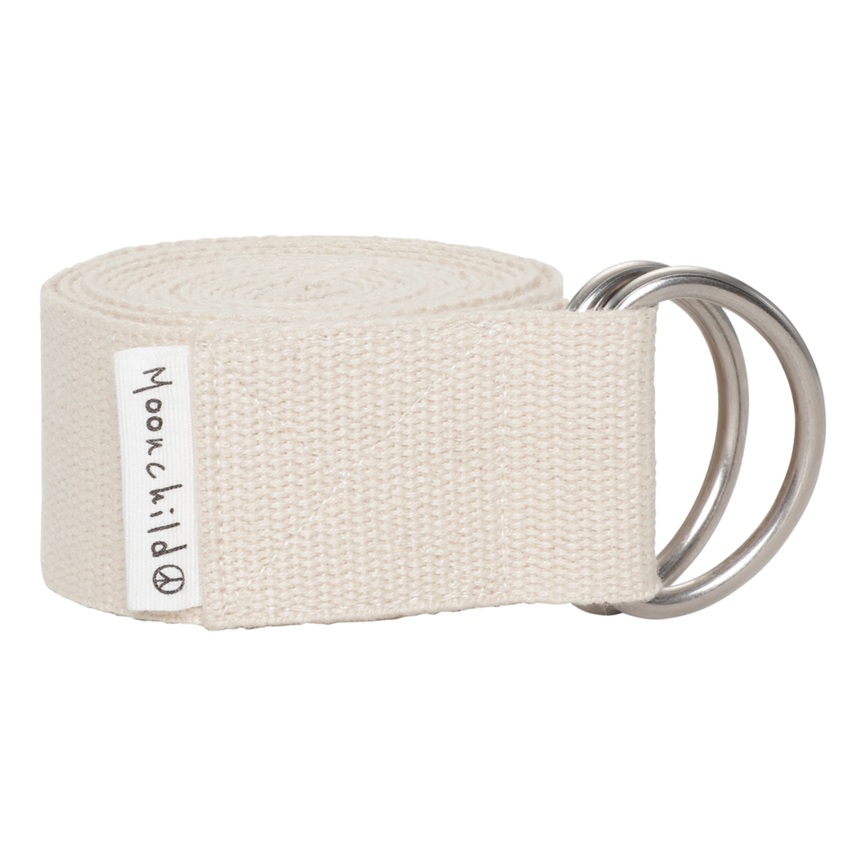 Moonchild Yoga Strap Organic Cotton Natural