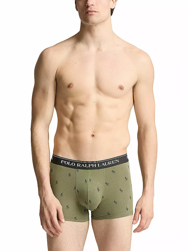 POLO RALPH LAUREN Pants 3er Pkg grdn trl aop olive