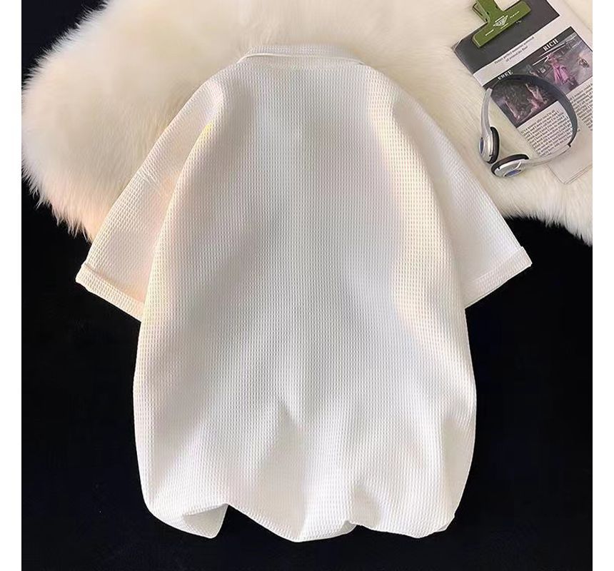 fluffush - Shirt met korte mouwen en bloemenapplicatie