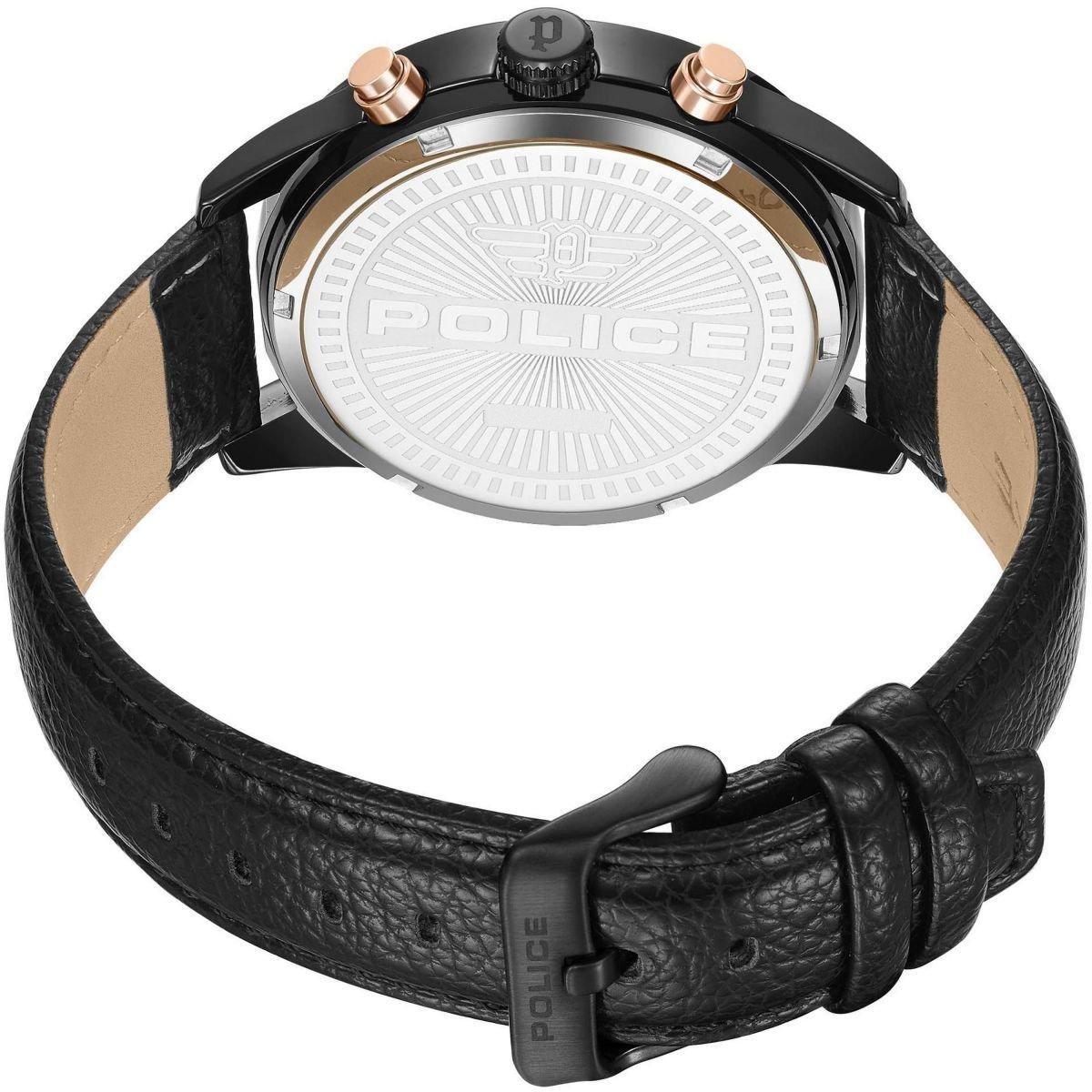 Police Gents Police 45mm Black Quartz Watch POL.90049B