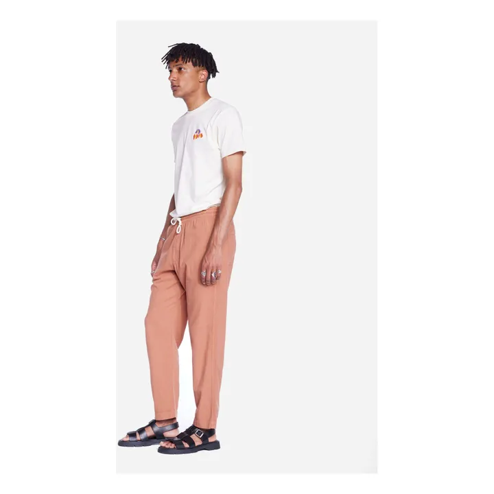 Olow Pantalon Hatha Coton Bio | Abricot