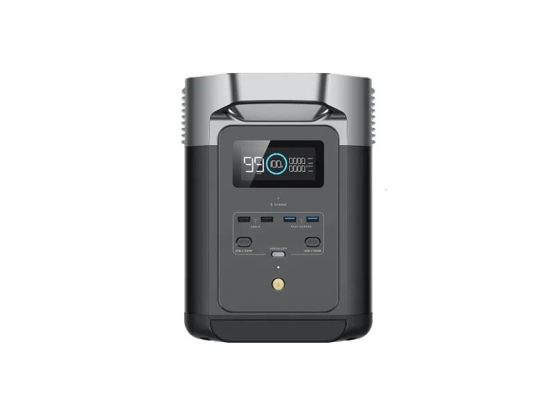 EcoFlow Delta 2 - Transportabel strømstation - litiumjernfosfat - 1024 Wh - Wi-Fi, Bluetooth - output-stikforbindelser: 13 - Europa