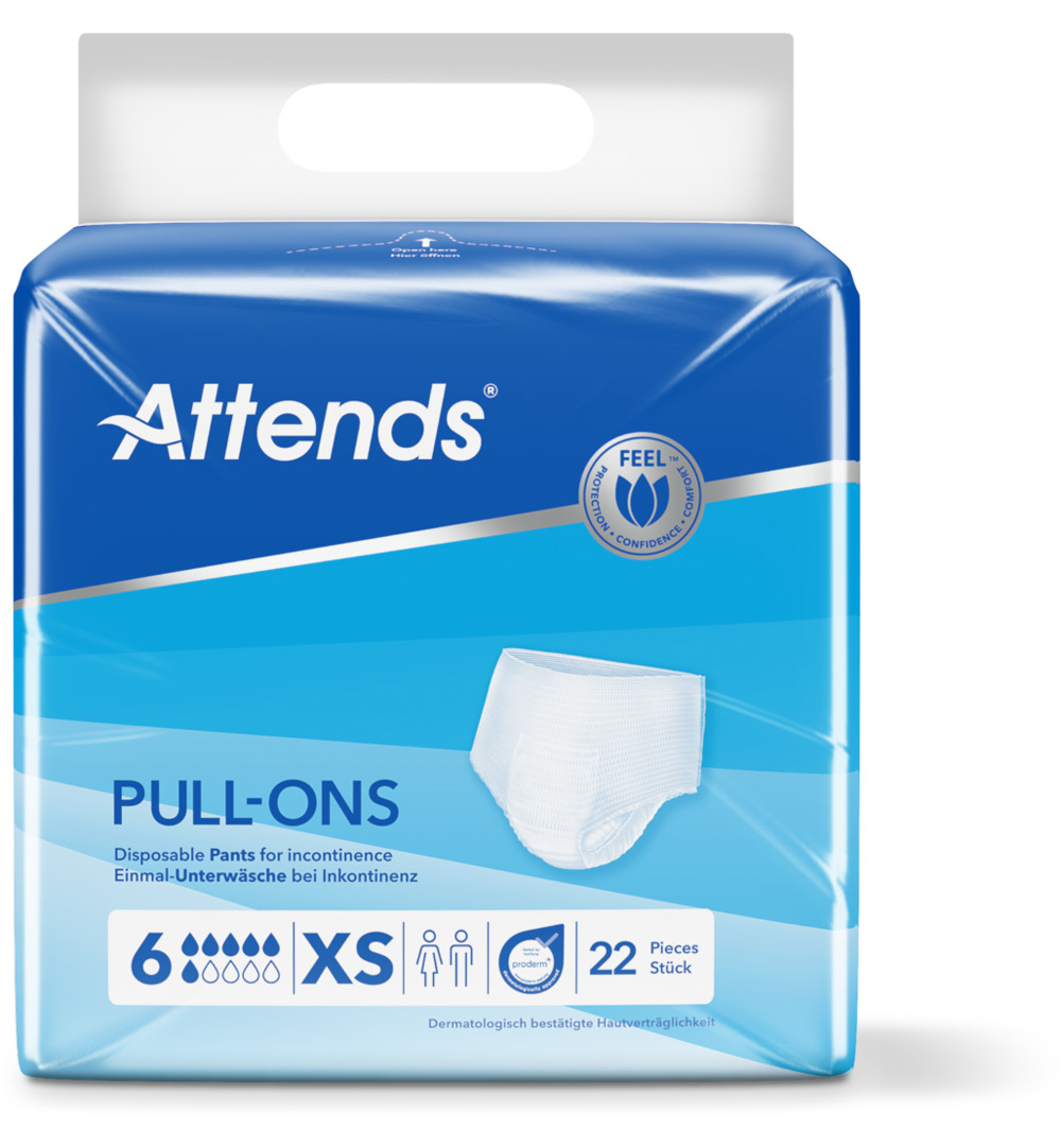 Attends Pull-Ons 6 Xs (22 Stuks)