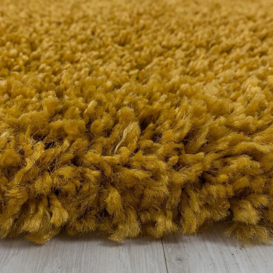 Monaco Soft Shaggy Hoogpolig Vloerkleed Goud - 240x340 CM