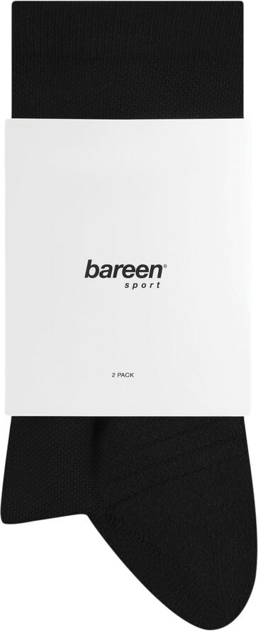 Bareen Tennis Socks, 3-pack Black