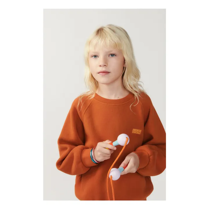 American Vintage Sweat Izubird | Terracotta