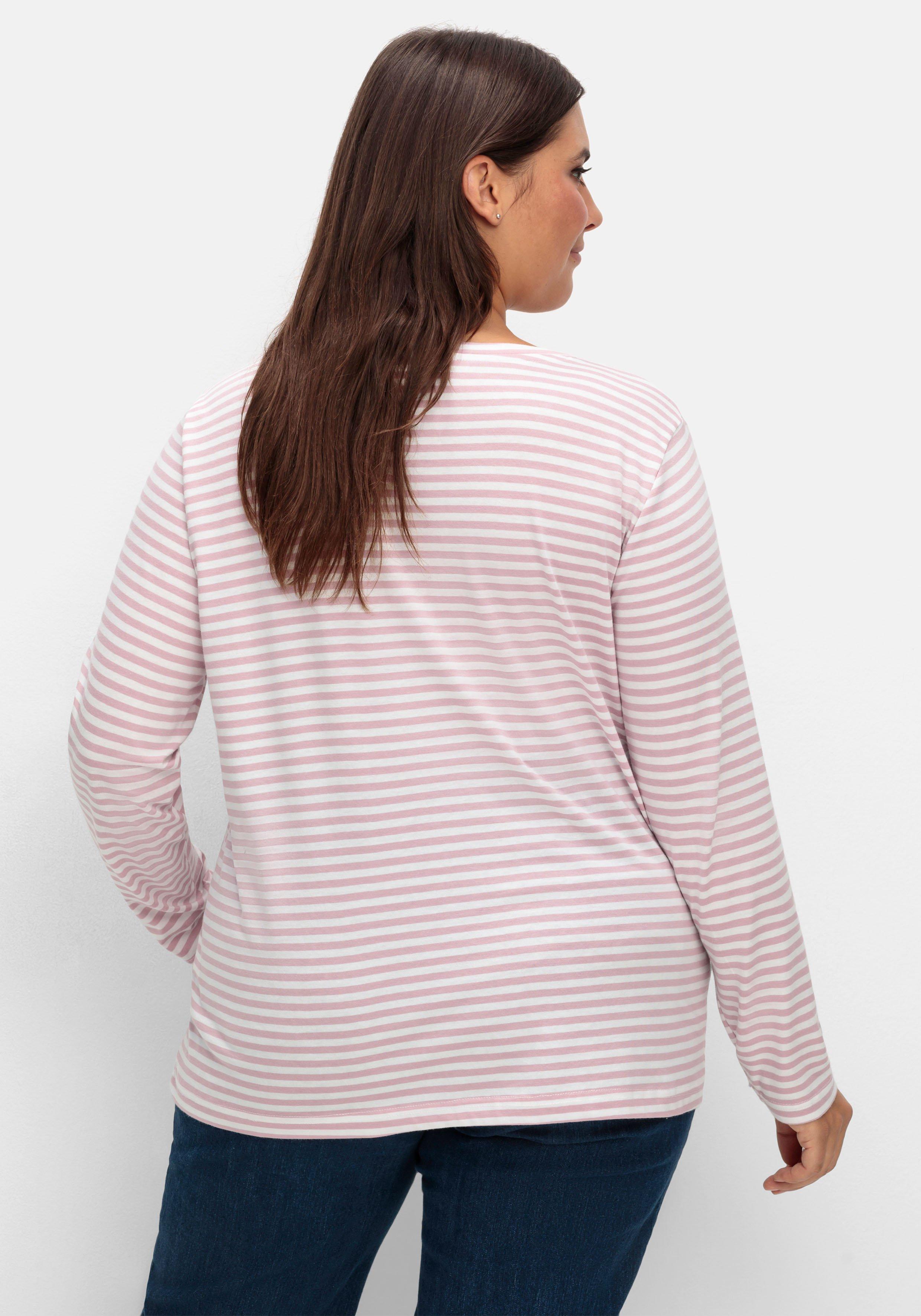 Ringelshirt mit Rundhalsausschnitt